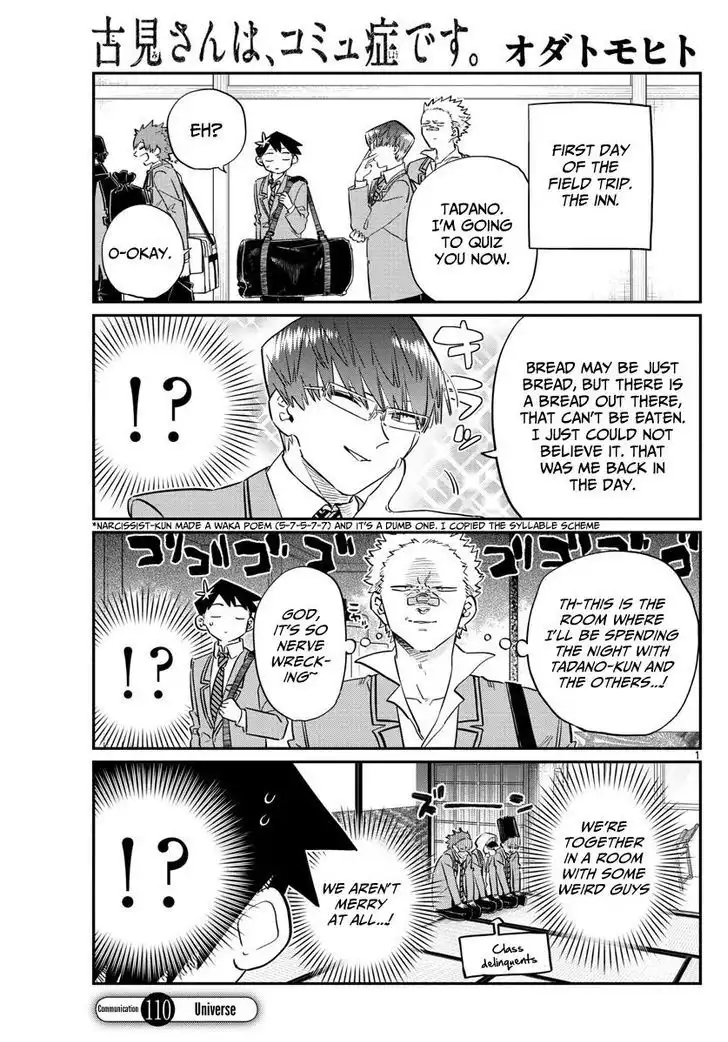 Komi-san wa Komyushou Desu Chapter 110 1